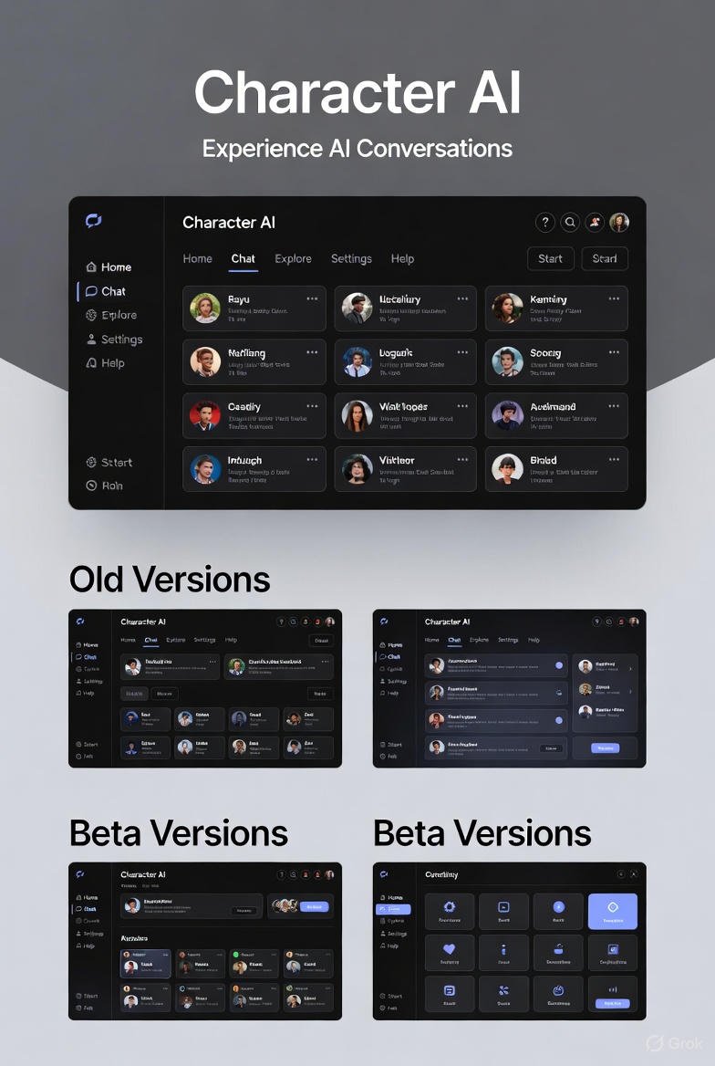 old character ai vs beta ai